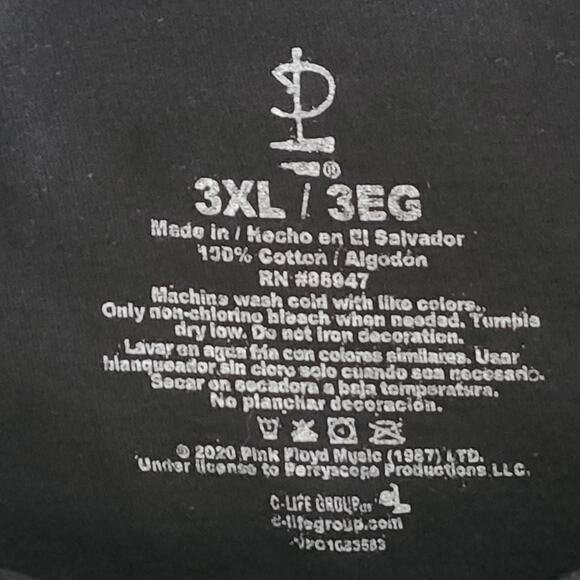 Pink Floyd The Dark Side of the Moon Black T Shirt Size 3XL Unisex Tee - Picture 4 of 7